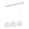 Afx Cleo 3 Light Linear Pendant - White CLEP13WHLNR3 - alternate 1
